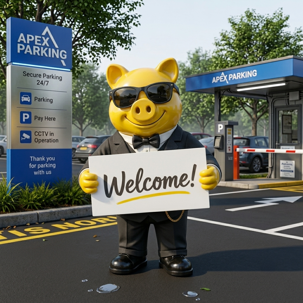 Parking Perks done right ... Pigs CAN fly!